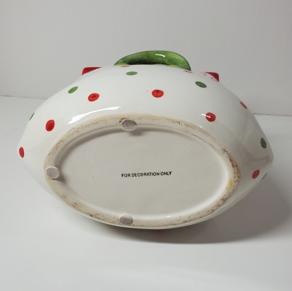 Ceramic Holiday Purse Flower Pot Decoration, Christmas Decoration - Picture 7 of 7